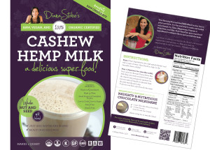 Cashew Hemp Milk packaging