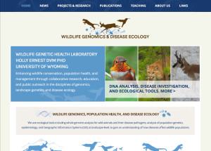 Wildlife Genomics & Disease Ecology website