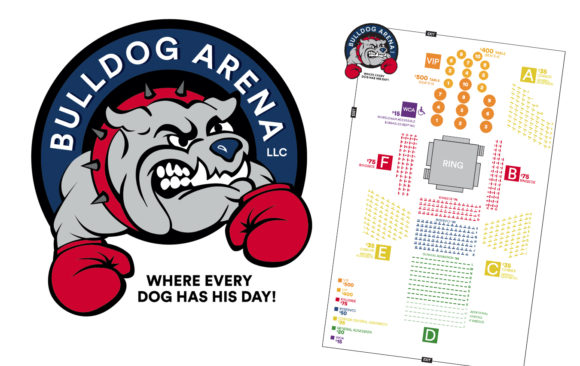 Bulldog Arena logo & print