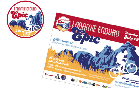 Laramie Enduro Epic logo & poster
