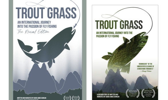 Trout Grass poster design