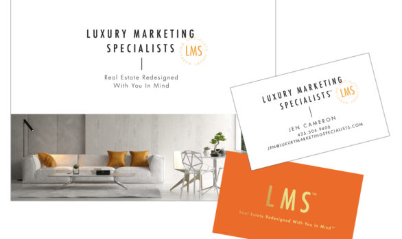 Luxury Marketing Specialists logo and branding