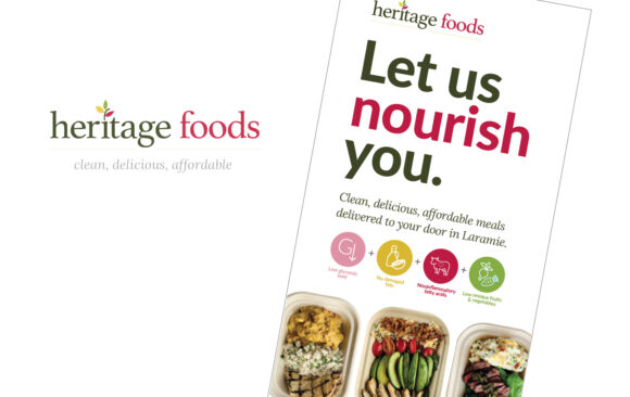 Heritage foods logo and branding