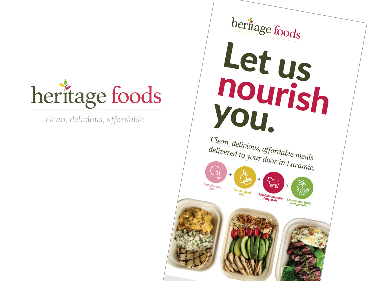 Heritage foods logo and branding | Creative Blue Yonder